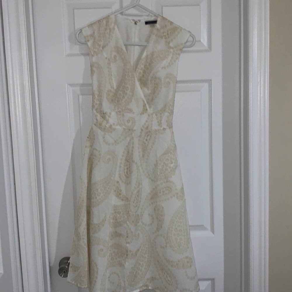 White dress.